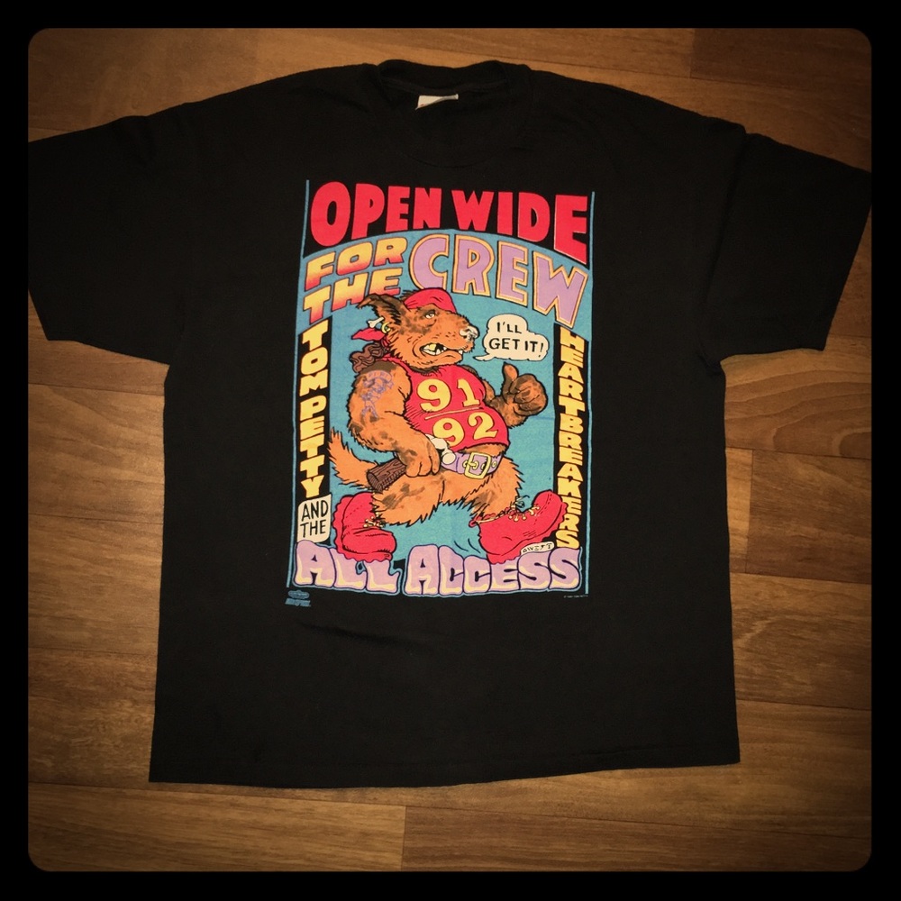 Vintage Band Tee-Tom Petty & the Heartbreakers 90s